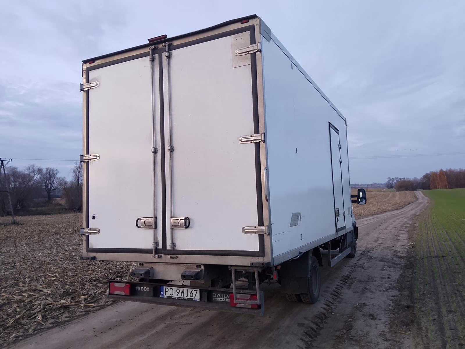 Tył zabudowy chłodniczej Iveco Daily